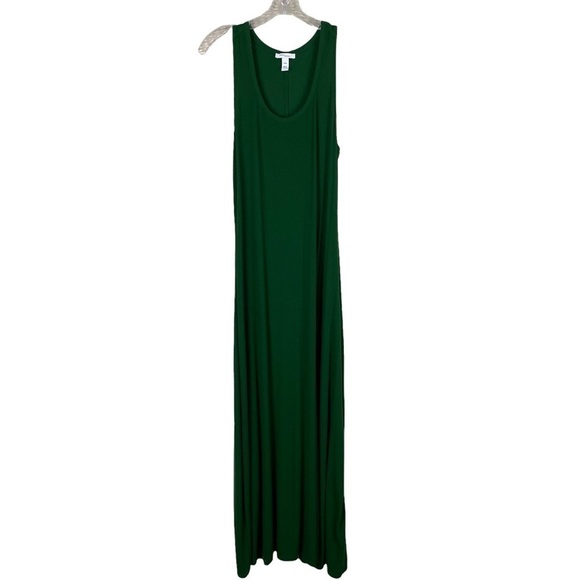 Daily Ritual Green Ribbed Racerback Maxi Dress - Picture 6 of 10